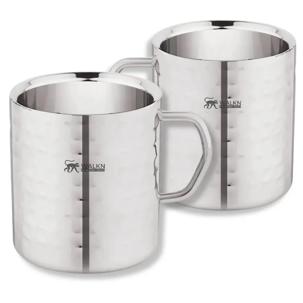 WALKN Double Wall Forge Coffee Mugs (270 ML)