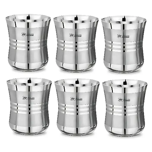 WALKN Deepline Damru Stainless Steel Glasses