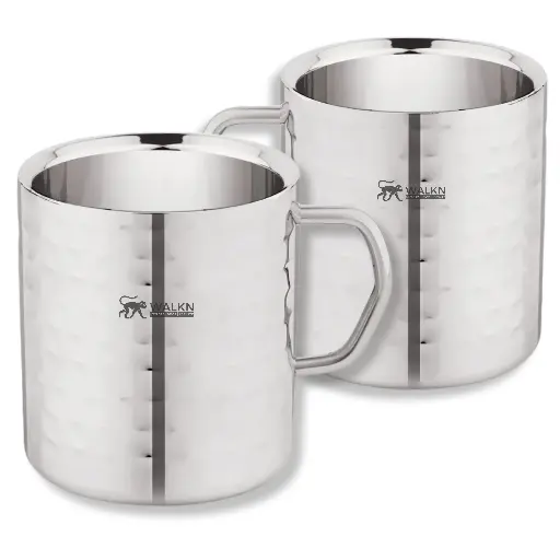 WALKN Double Wall Forge Coffee Mugs (270 ML)